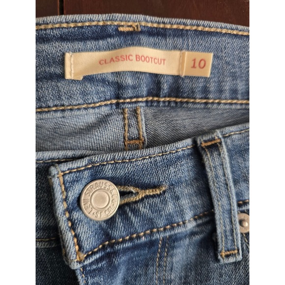Levi Strauss Co Classic Bootcut Women Jeans Blue Denim Size 10 - Picture 2 of 4